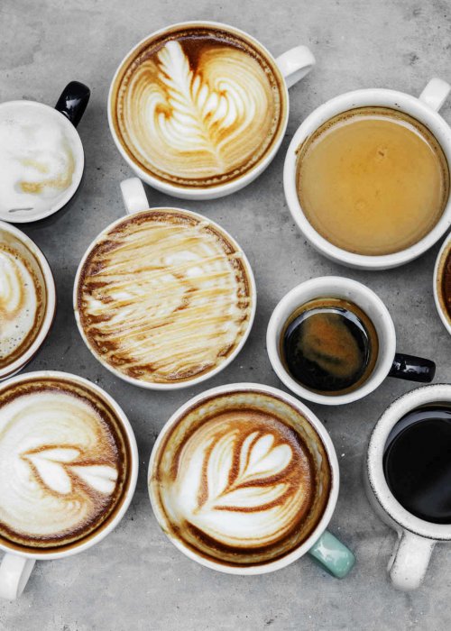 Kawa, cappuccino i latte macchiato z produktów Brasilmoka