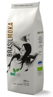Confezione Caffè in grani biologico 1000g di Brasilmoka